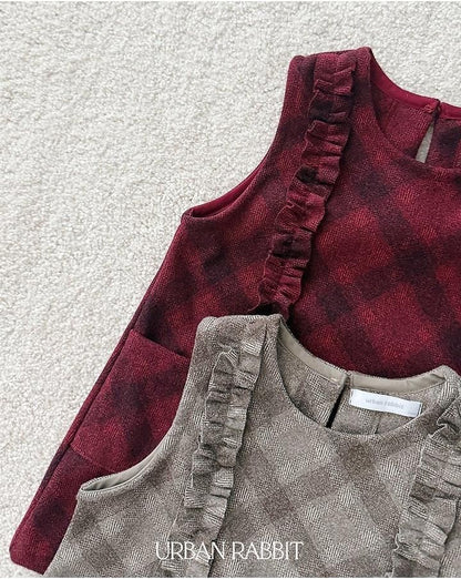 Check Frill Dress [URBAN RABBIT]（2026Winter） 18