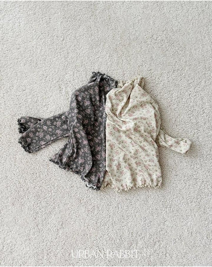 Flower Mock Neck Tee [URBAN RABBIT]（2026Winter） 11