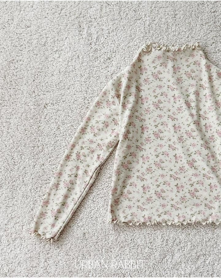 Flower Mock Neck Tee [URBAN RABBIT]（2026Winter） 15
