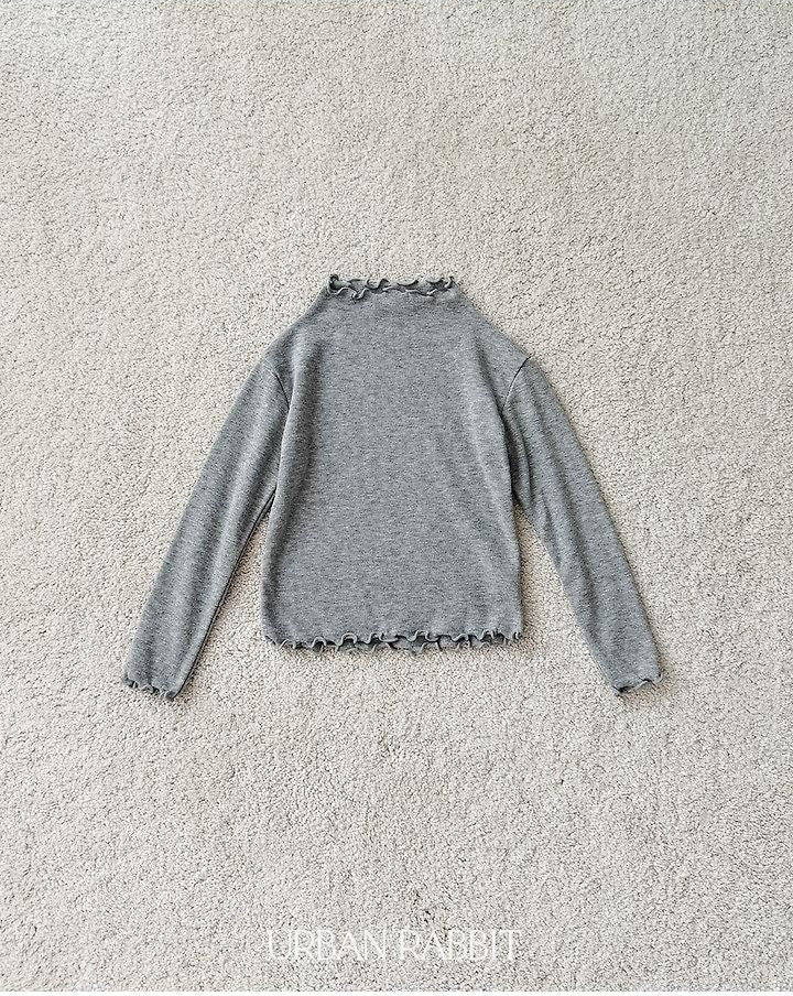 Curly Mock Neck Tee [URBAN RABBIT]（2026Winter） 17