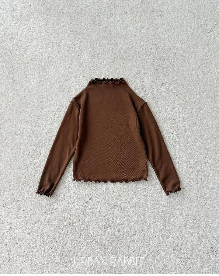 Curly Mock Neck Tee [URBAN RABBIT]（2026Winter） 18