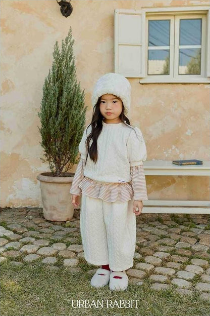 Cable Quilted Pants [URBAN RABBIT]（2026Winter） 7