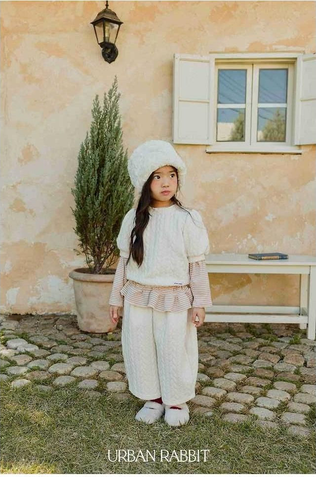 Cable Quilted Pants [URBAN RABBIT]（2026Winter） 8