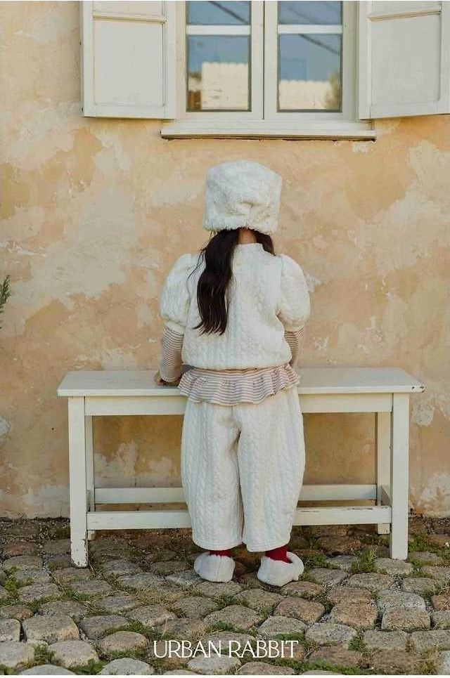 Cable Quilted Pants [URBAN RABBIT]（2026Winter） 13