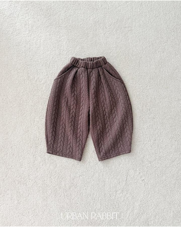 Cable Quilted Pants [URBAN RABBIT]（2026Winter） 16