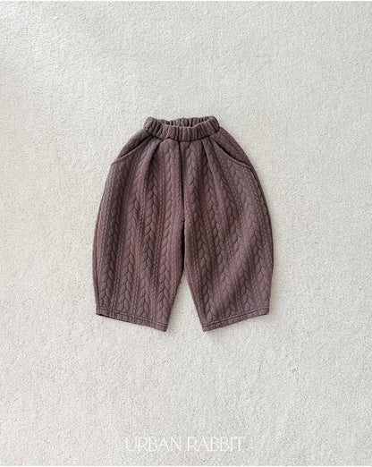 Cable Quilted Pants [URBAN RABBIT]（2026Winter） 16