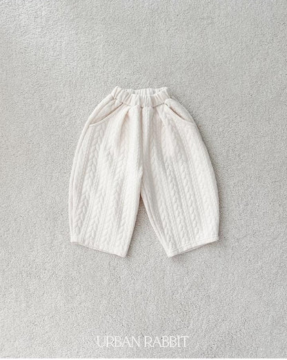 Cable Quilted Pants [URBAN RABBIT]（2026Winter） 17