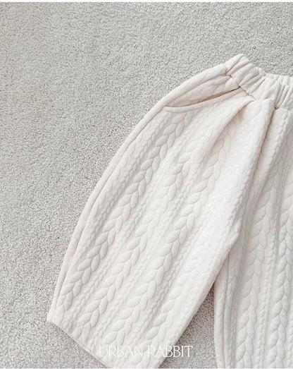 Cable Quilted Pants [URBAN RABBIT]（2026Winter） 18