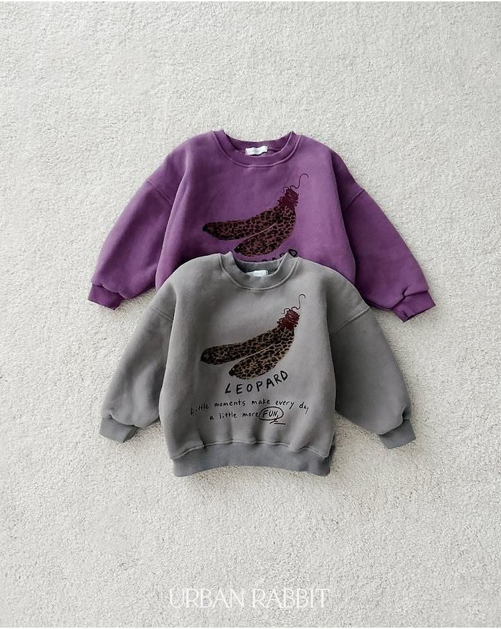 Leopard Banana Sweatshirt [URBAN RABBIT]（2026Winter） 12