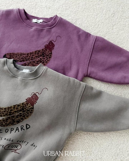 Leopard Banana Sweatshirt [URBAN RABBIT]（2026Winter） 13