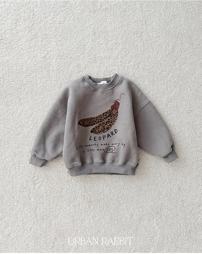 Leopard Banana Sweatshirt [URBAN RABBIT]（2026Winter） 14