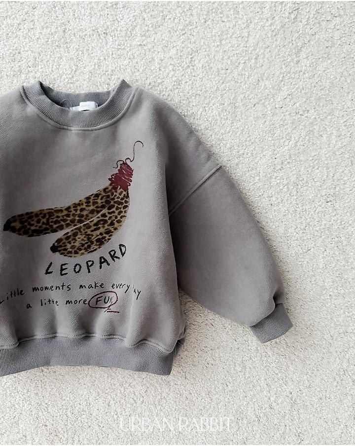 Leopard Banana Sweatshirt [URBAN RABBIT]（2026Winter） 16
