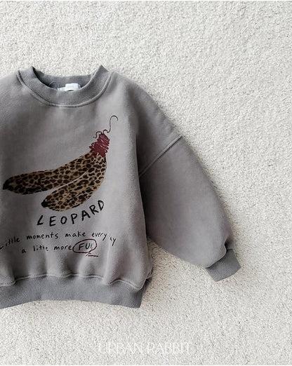 Leopard Banana Sweatshirt [URBAN RABBIT]（2026Winter） 16