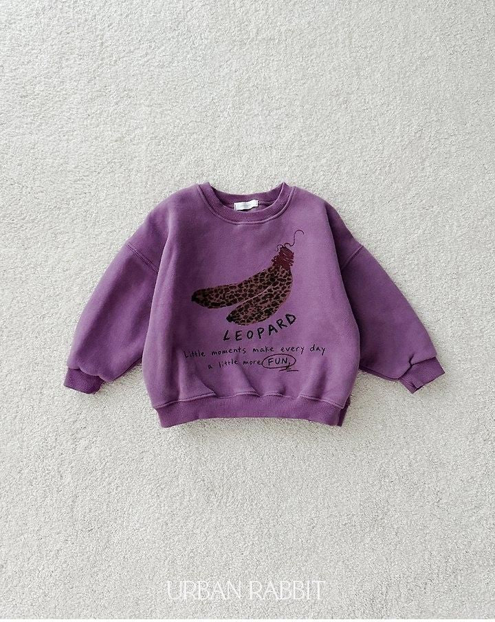 Leopard Banana Sweatshirt [URBAN RABBIT]（2026Winter） 17