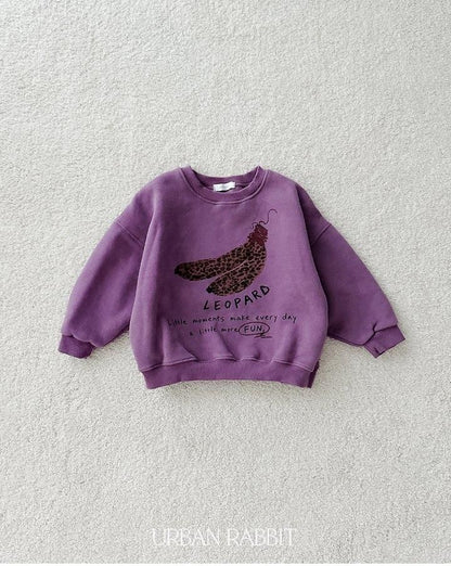Leopard Banana Sweatshirt [URBAN RABBIT]（2026Winter） 17