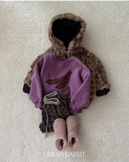 Leopard Banana Sweatshirt [URBAN RABBIT]（2026Winter） 19