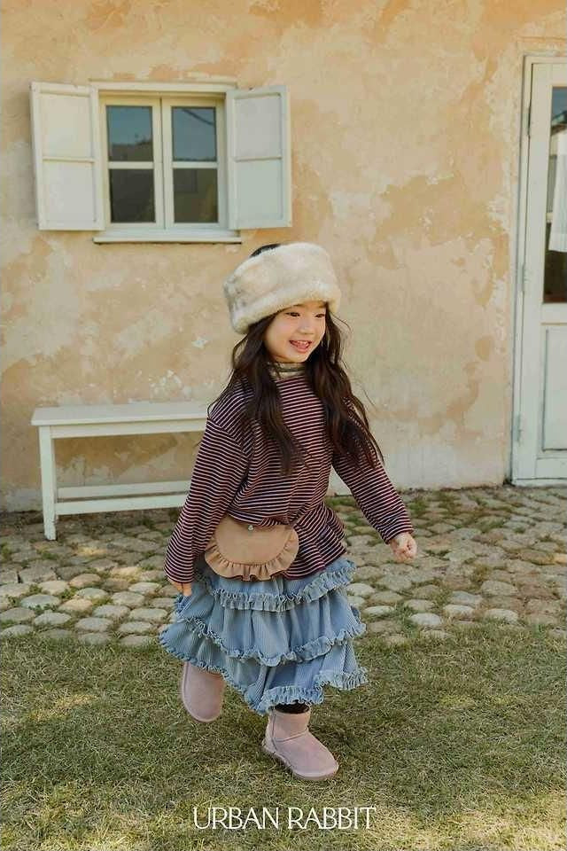 Loose Fit Frill Long Tee [URBAN RABBIT]（2026Winter） 3