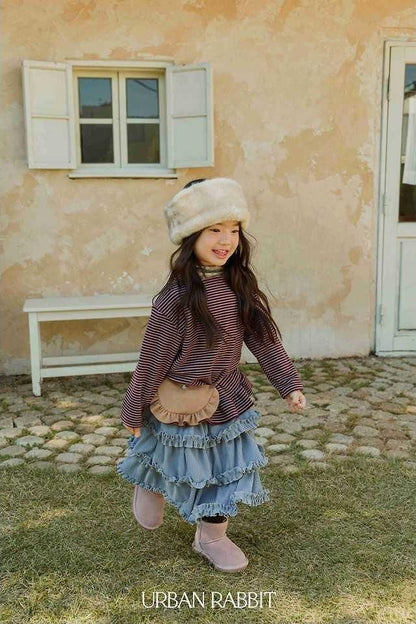 Loose Fit Frill Long Tee [URBAN RABBIT]（2026Winter） 3