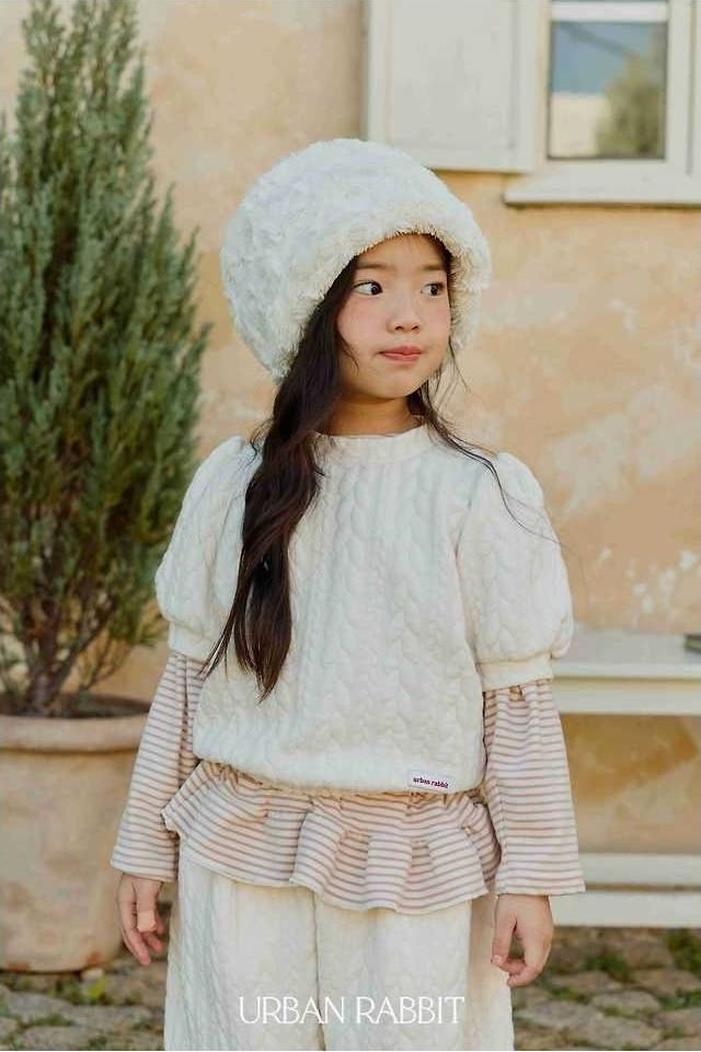 Loose Fit Frill Long Tee [URBAN RABBIT]（2026Winter） 9