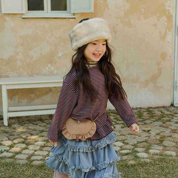 Loose Fit Frill Long Tee [URBAN RABBIT]（2026Winter） 2
