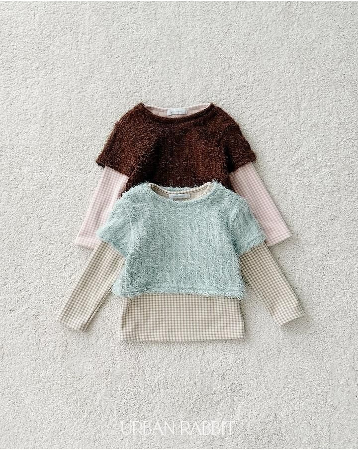 Check Layered Set [URBAN RABBIT]（2026Winter） 8