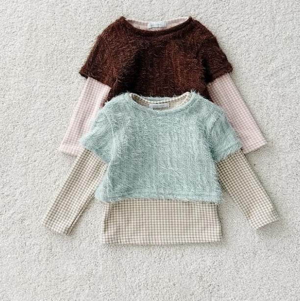 Check Layered Set [URBAN RABBIT]（2026Winter） 1
