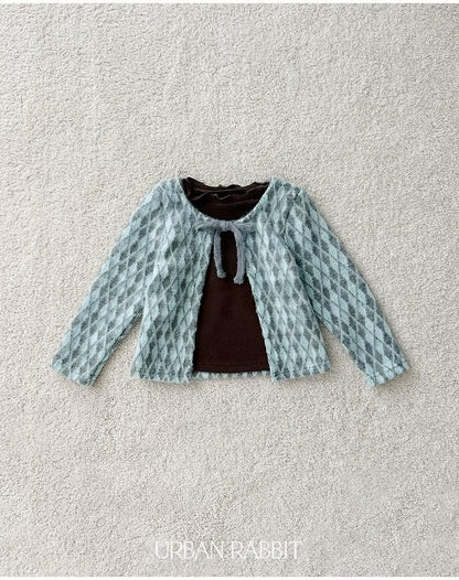 Argyle Cardigan Tee [URBAN RABBIT]（2026Winter） 12