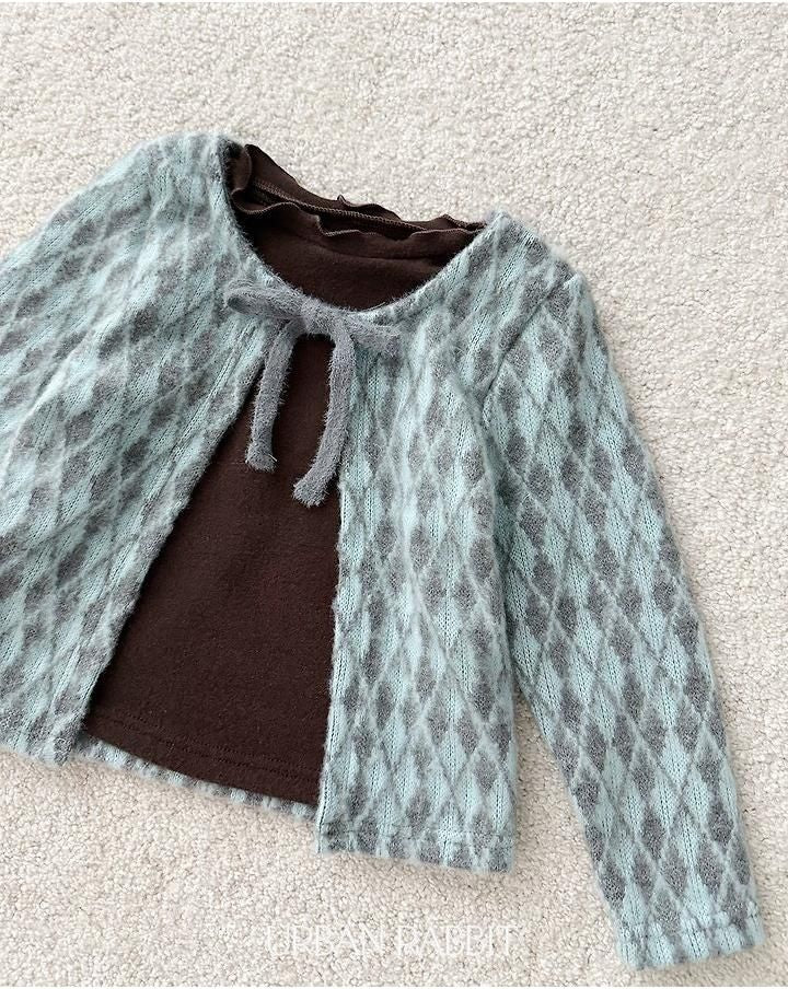 Argyle Cardigan Tee [URBAN RABBIT]（2026Winter） 14
