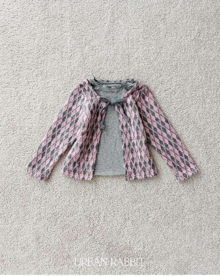 Argyle Cardigan Tee [URBAN RABBIT]（2026Winter） 15