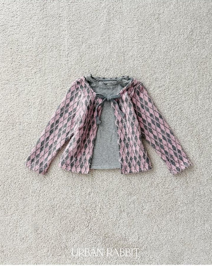 Argyle Cardigan Tee [URBAN RABBIT]（2026Winter） 15
