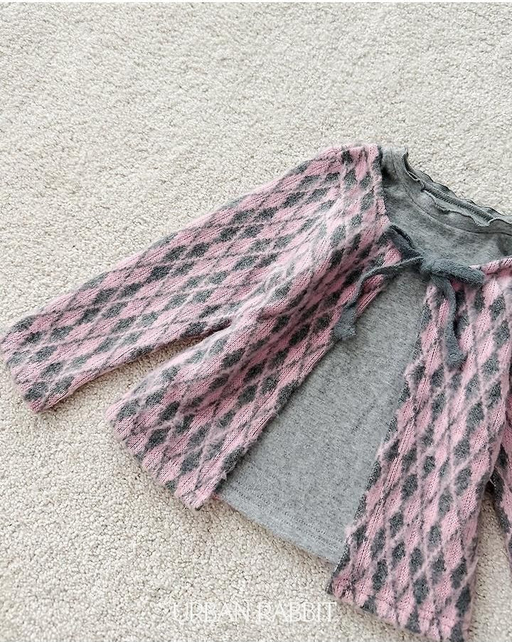 Argyle Cardigan Tee [URBAN RABBIT]（2026Winter） 17