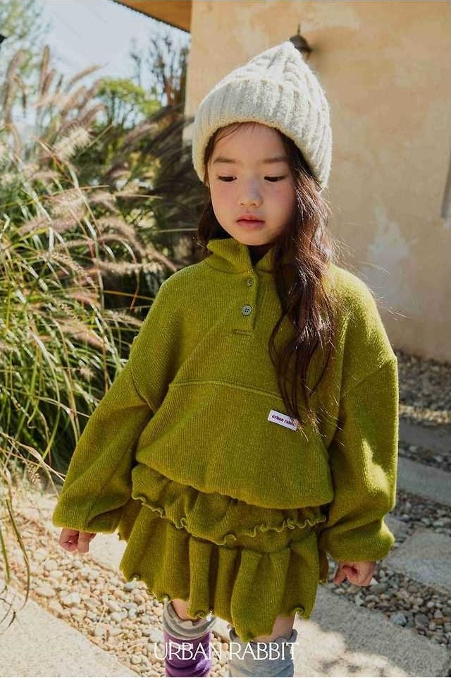 Knit Half-Open Tee [URBAN RABBIT]（2026Winter） 8