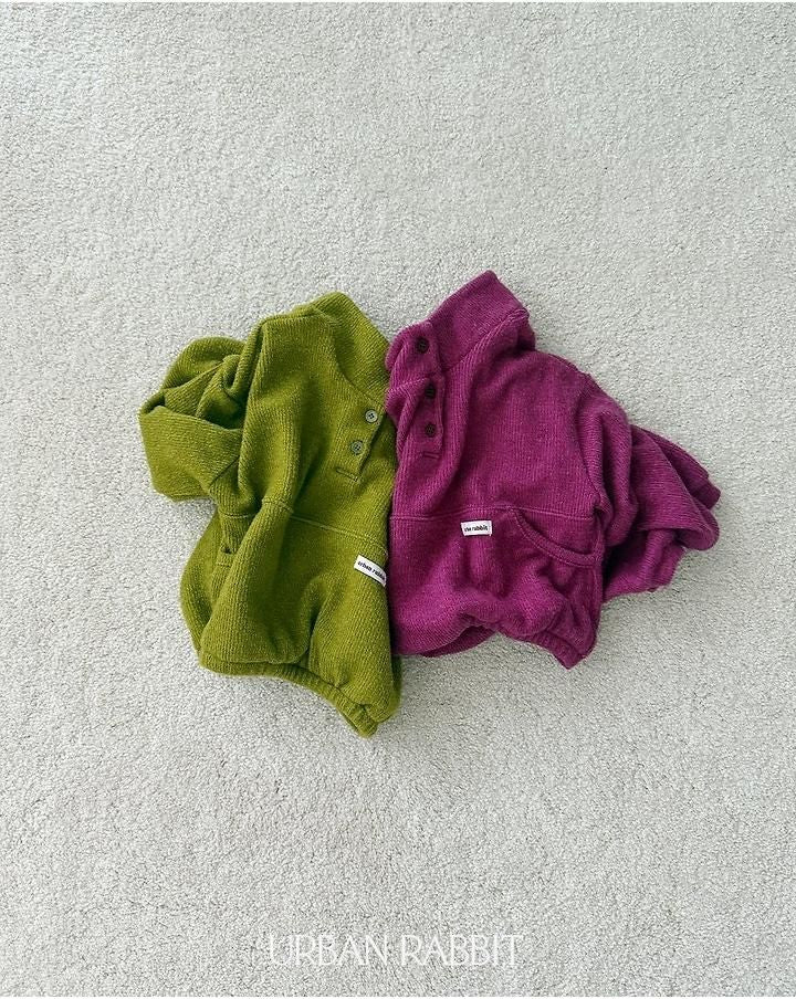 Knit Half-Open Tee [URBAN RABBIT]（2026Winter） 12
