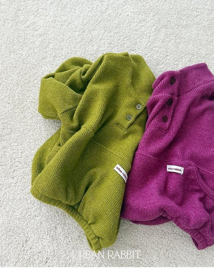 Knit Half-Open Tee [URBAN RABBIT]（2026Winter） 13