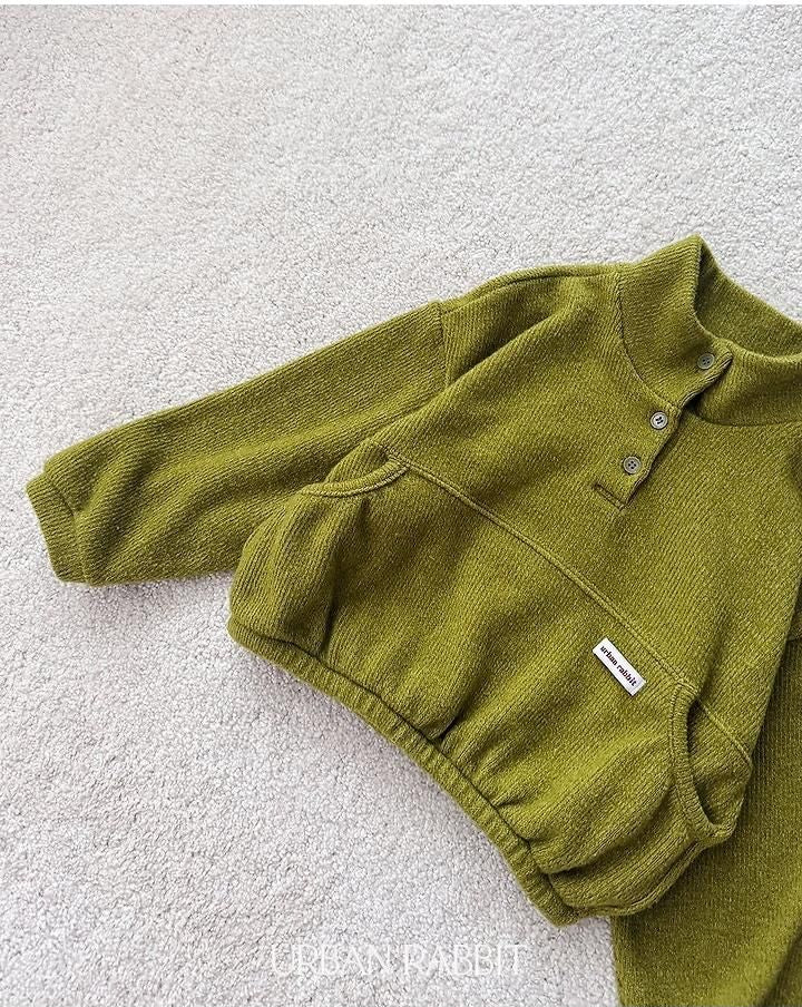 Knit Half-Open Tee [URBAN RABBIT]（2026Winter） 15
