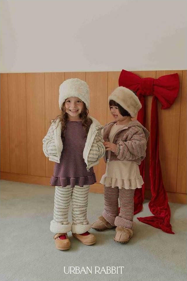 Choux Cream Bootcut Pants [URBAN RABBIT]（2026Winter） 7