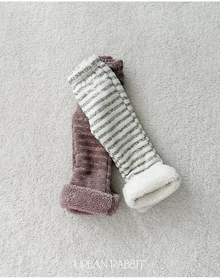 Choux Cream Bootcut Pants [URBAN RABBIT]（2026Winter） 12