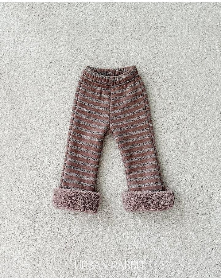 Choux Cream Bootcut Pants [URBAN RABBIT]（2026Winter） 16