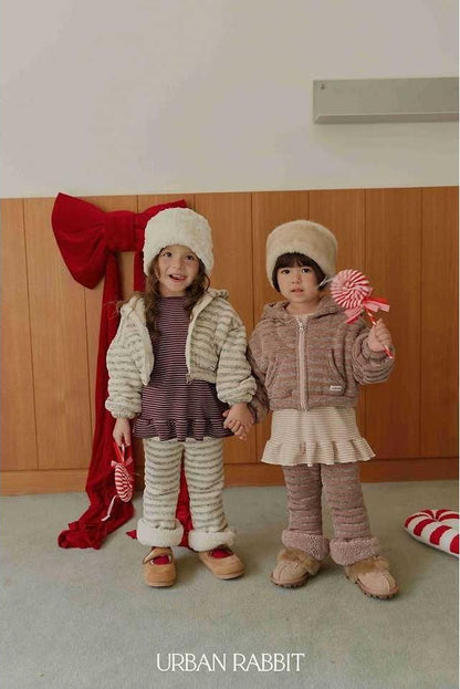 Choux Cream Hooded Jumper [URBAN RABBIT]（2026Winter） 2