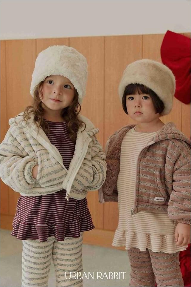 Choux Cream Hooded Jumper [URBAN RABBIT]（2026Winter） 3