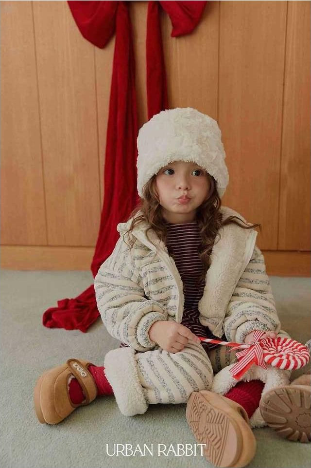 Choux Cream Hooded Jumper [URBAN RABBIT]（2026Winter） 5