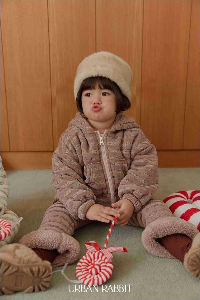 Choux Cream Hooded Jumper [URBAN RABBIT]（2026Winter） 6