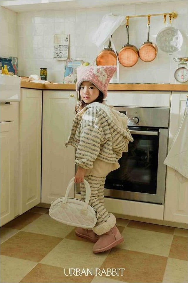 Choux Cream Hooded Jumper [URBAN RABBIT]（2026Winter） 7