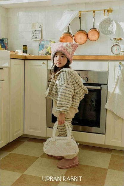 Choux Cream Hooded Jumper [URBAN RABBIT]（2026Winter） 8