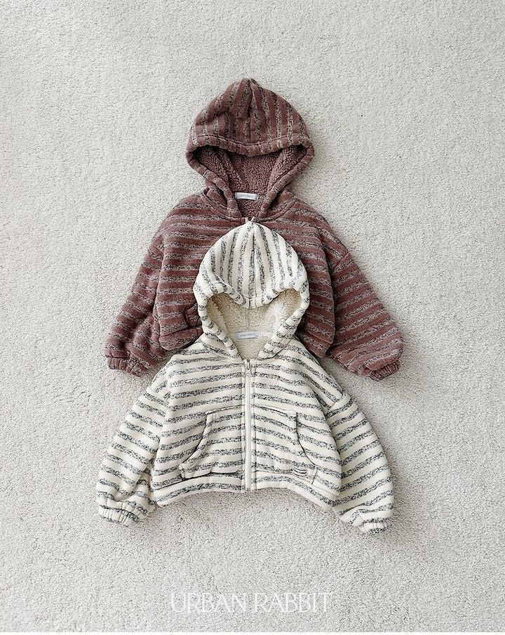 Choux Cream Hooded Jumper [URBAN RABBIT]（2026Winter） 10