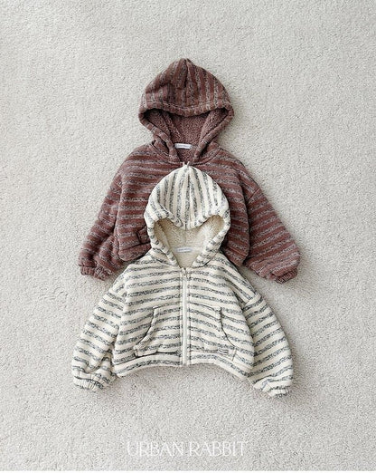 Choux Cream Hooded Jumper [URBAN RABBIT]（2026Winter） 10