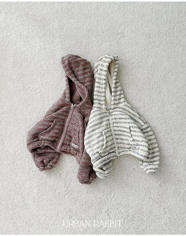 Choux Cream Hooded Jumper [URBAN RABBIT]（2026Winter） 11