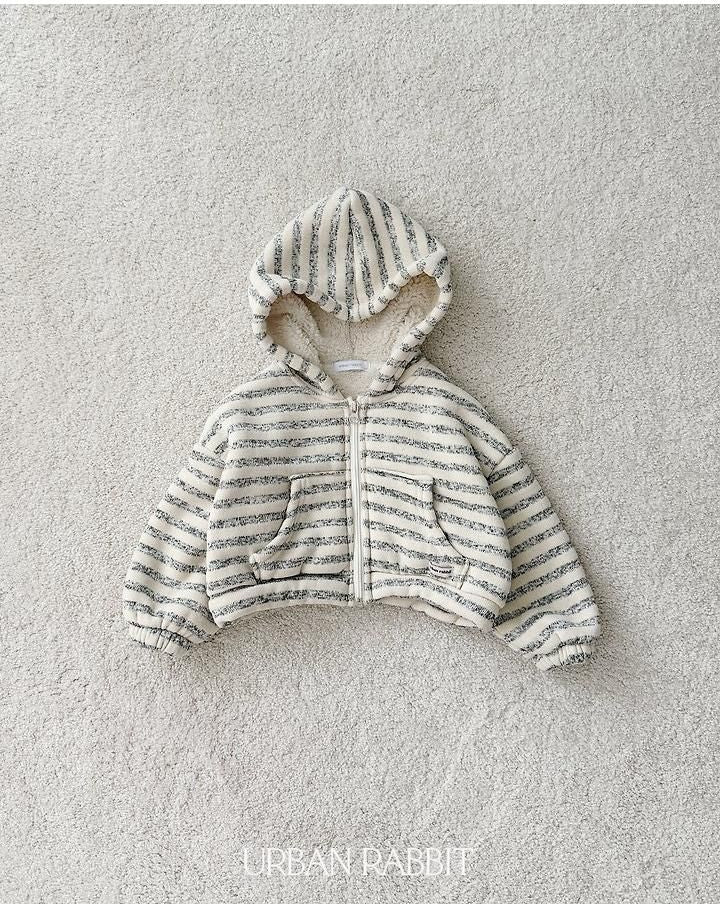 Choux Cream Hooded Jumper [URBAN RABBIT]（2026Winter） 12