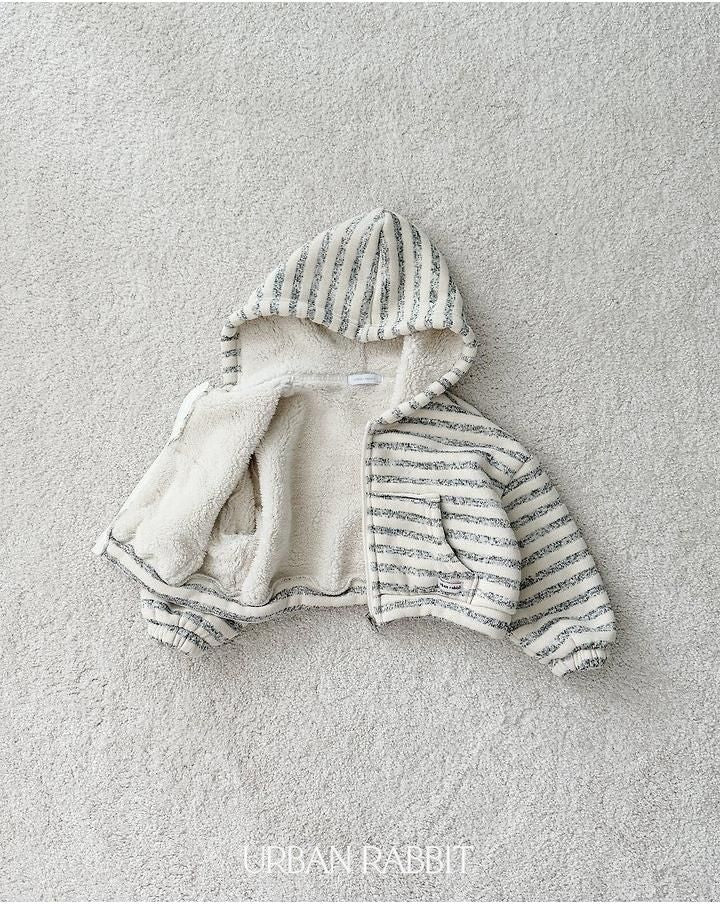 Choux Cream Hooded Jumper [URBAN RABBIT]（2026Winter） 13