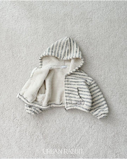 Choux Cream Hooded Jumper [URBAN RABBIT]（2026Winter） 13